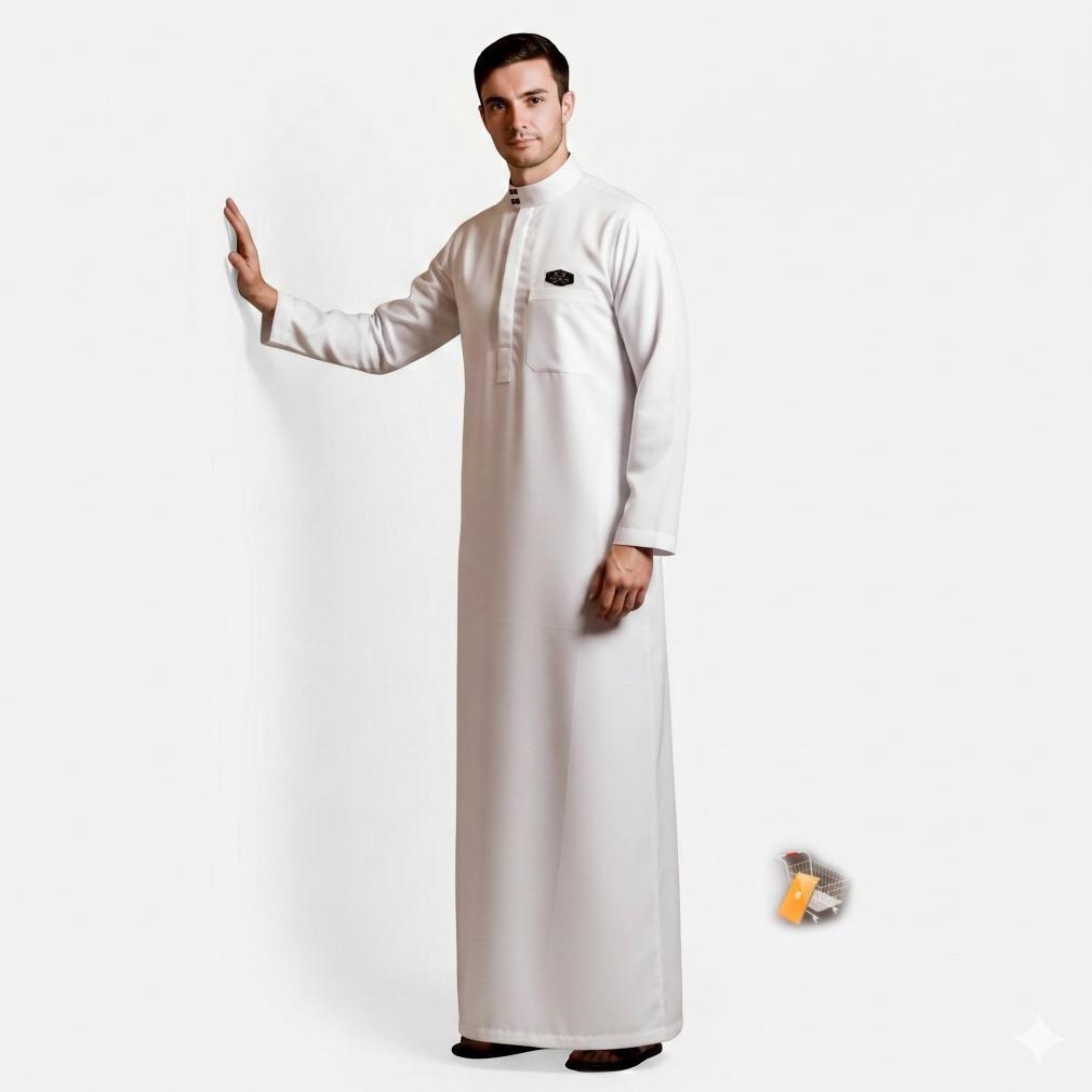 TERBARU RAFVERO - Jubah Pria Elvano - Gamis pria - Original RAFVERO - Material Toyobo