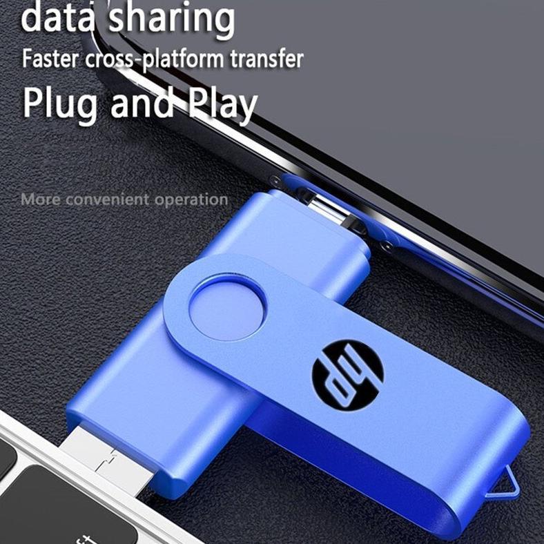 HP FLASHDISK OTG TYPE C USB 1TB/2TB FLASH DRIVE ULTRA DUAL USB 3.0 Flashdisk hp dan laptop