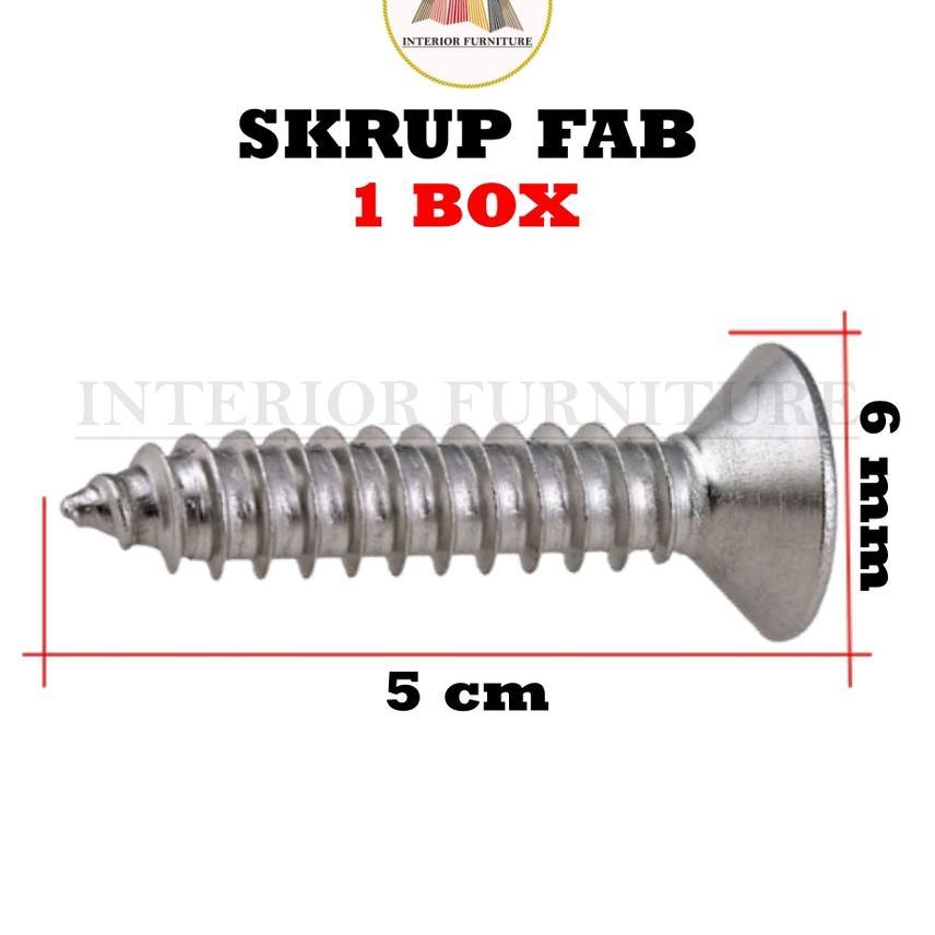 Sekrup 5 Cm / Skrup Harden 5 Cm 8 X 2 Isi 600 Pcs