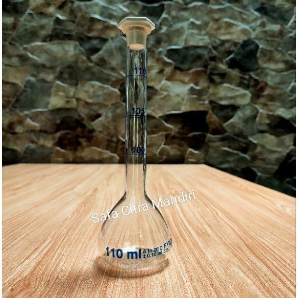 Labu Ukur 100-110Ml /Volumetric Flask 100-110  Pyrex