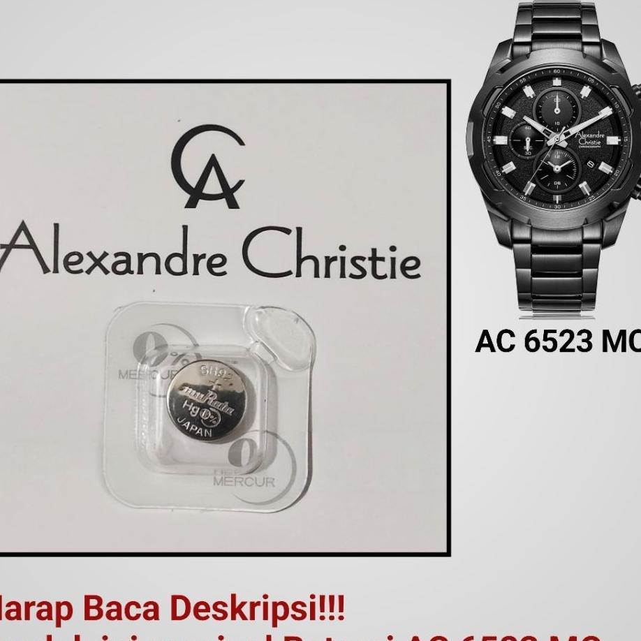 Baterai Jam Tangan  Alexandre Christie Ac 6523 Mc