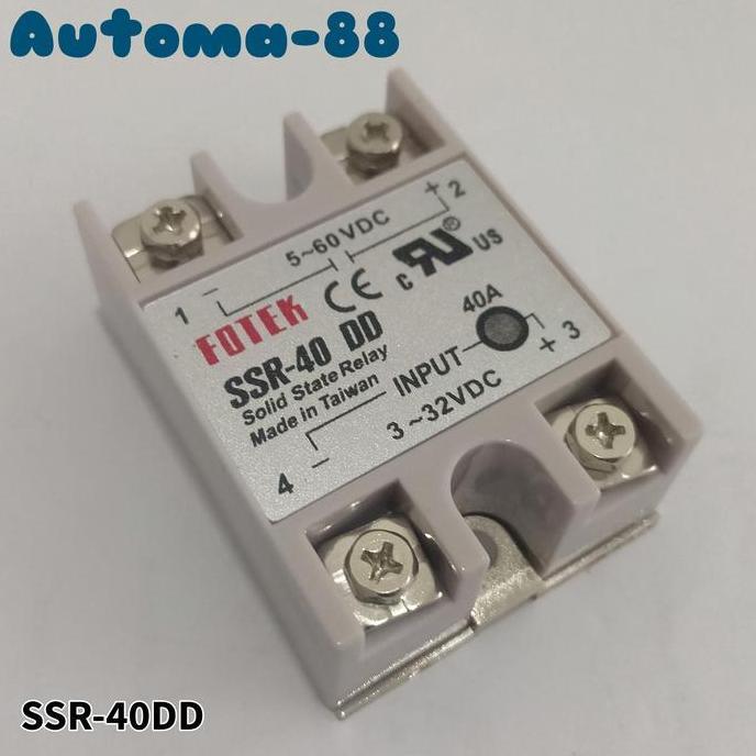 FOTEK SSR-40DD 40A SOLID STATE RELAY SSR40DD SSR40-DD SSR-40-DD TAIWAN AUTO99
