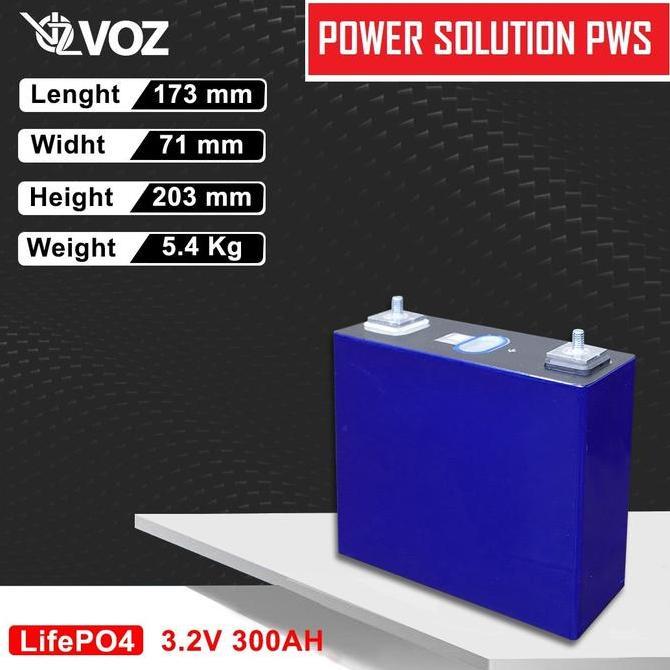 Battery Ups Batre Voz Lithium 3.2V 100AH 200AH 300AH Prismatic / Lithium Lifepo4 3,2V 100 AH 200 AH 