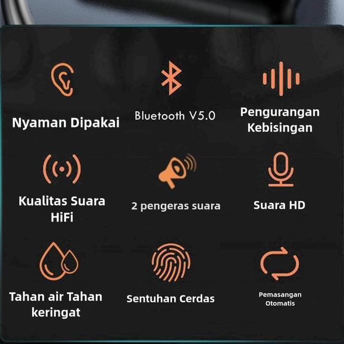Speak- Jbl Phantom Earbuds Bluetooth H33 Terproof Musik Sports 25 Versi Baru Untuk Iphone Dan Androi