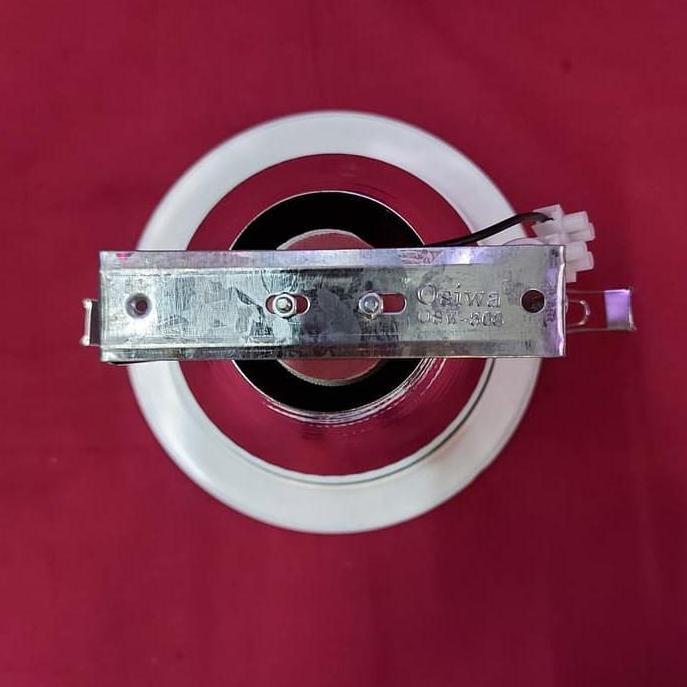 Ayuanvilosop - Osw508 Fitting Downlight Rumah Lampu E27 5" Putih Osiwa