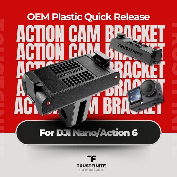 OEM Plastic Quick Release with Action Cam Bracket DJI Nano/Action 6 - DJI Osmo Nano / DJI Osmo Actio