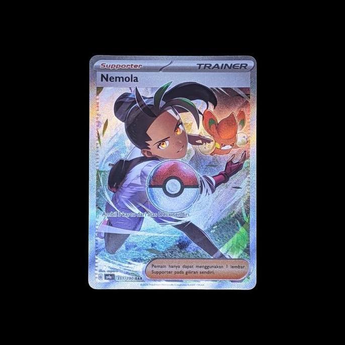 KARTU POKEMON TCG INDONESIA NEMOLA TRAINER SAR RG99