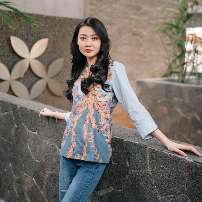 PREMIUM / My Aksa Batik Wanita Blouse Honey Henry