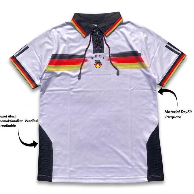 Jersey Fanstasy Casual Vintage Retro Jerman Germany material Jacquard 160 gsm
