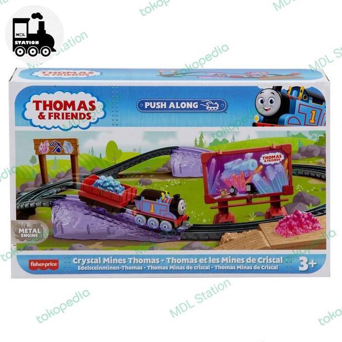 THOMAS AND FRIENDS ALL ENGINE GO PUSH ALONG - CRYSTAL MINES THOMAS SET MDLS27