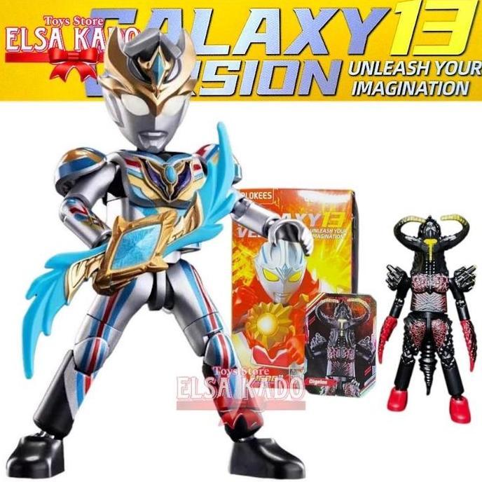 Blokees Ultraman Vol 13 Galaxy Version 13 Harga 1 Pcs Gacha Karakter Ultraman Arc / Trigger Truth / 