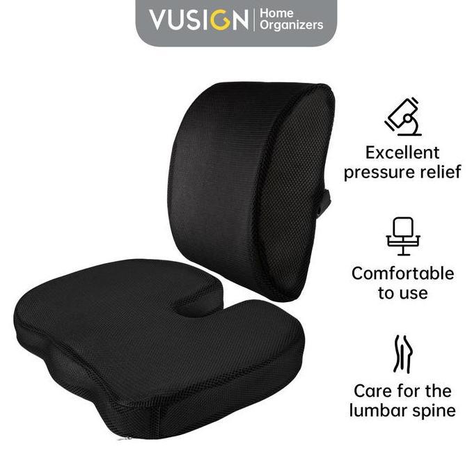 Deli Vusign Cushion / Bantal Sender&Duduk 100% Memory Foam Empuk VS75X