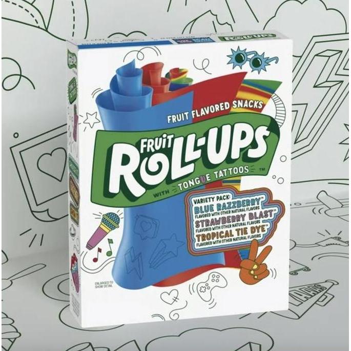 FRUIT ROLL-UPS VARIETY PACK | FRUIT FLAVORED SNACKS 5 OZ | FRUIT ROLL UP USA