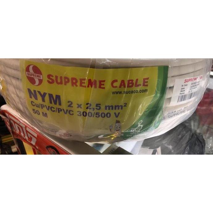 Promo KABEL POWER SUPREME NYM 2X2,5 2 x 2,5 2x2.5 SUPREME @ 50METER Diskon