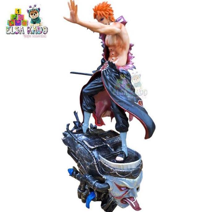 Action Figure Pain Akatsuki Diorama 32CM Statue CW Studio Design Recast Collectible Anime Naruto