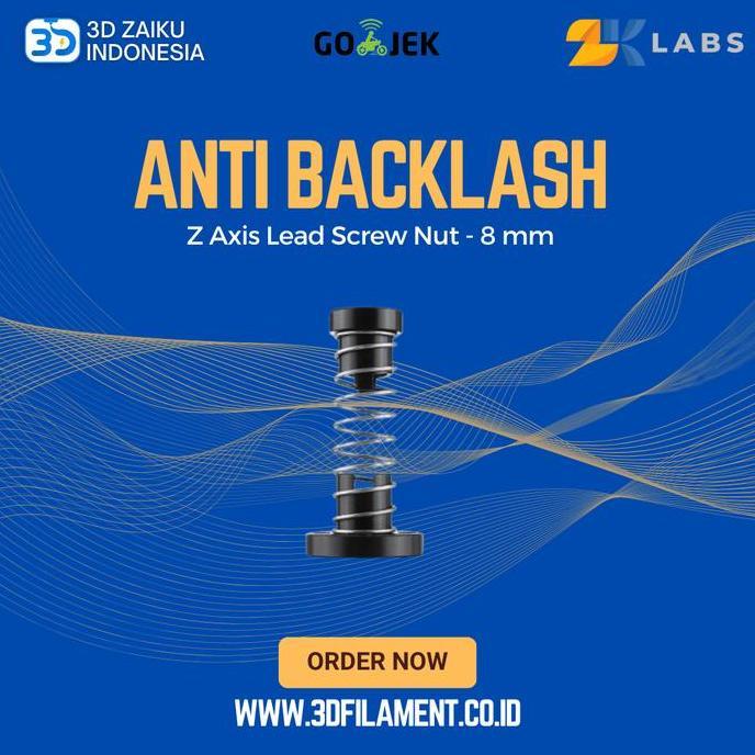 ZKLabs POM Anti Backlash Z Axis Lead Screw Nut 8 mm