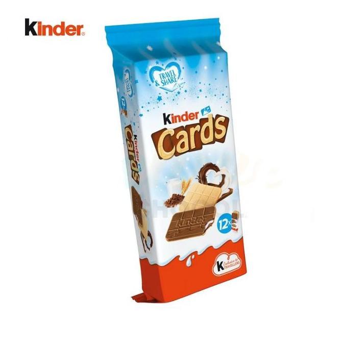 KINDER CARDS CHOCOLATE TRAVEL EDITION T12 X 2