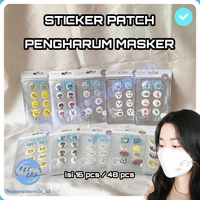 Bebasaja- Sticker Pewangi Masker Patch Masker Aroma Masker Aroma Therapy Masker
