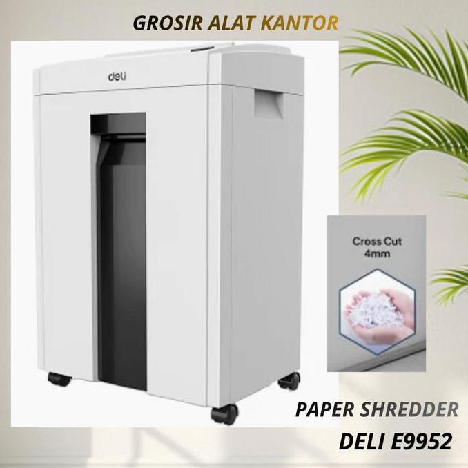 SENNASENDADI - PAPER SHREDDER DELI E9952 / MESIN PENGHANCUR KERTAS DELI 9952