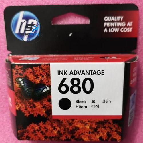 Cartridge HP 680 Black Original Ink Advantage Cartridge HP 680 Hitam
