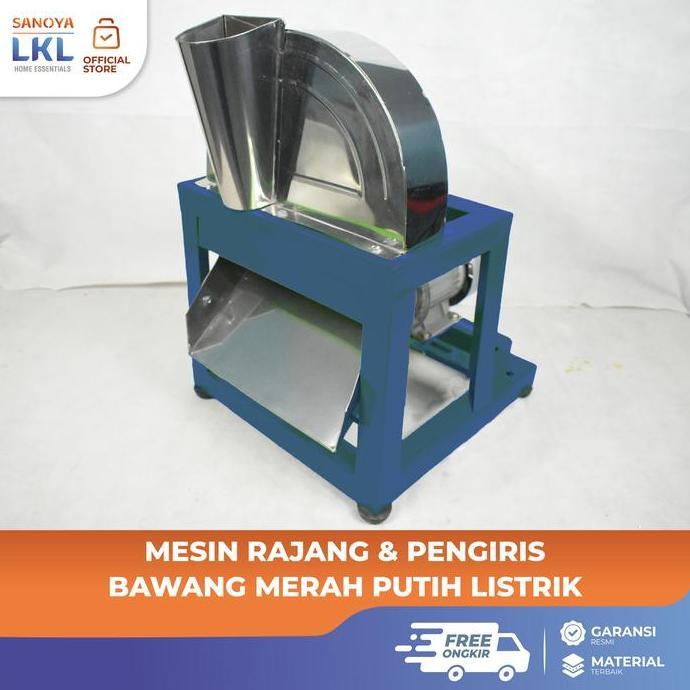 PREMIUM / SANOYA Mesin Rajang & Pengiris Bawang Merah & Putih Listrik | Alat Perajang Bawang Otomati