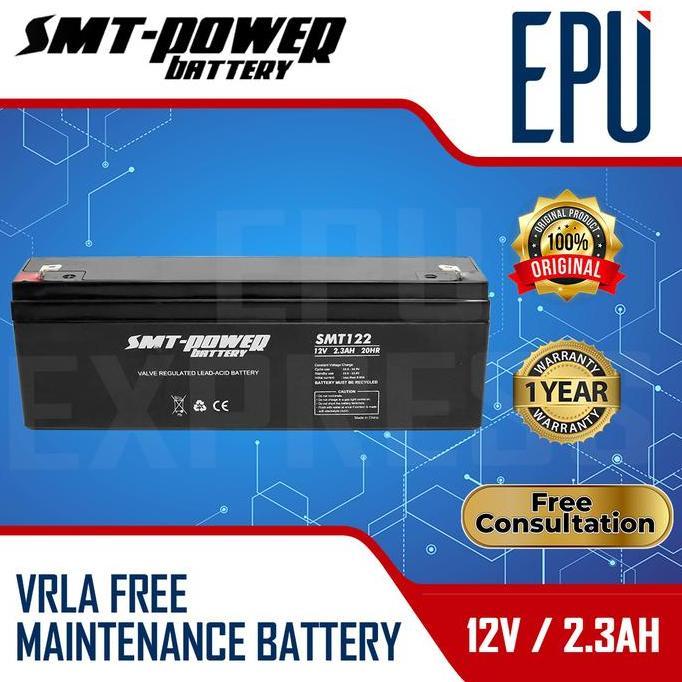 DF170 - Aki Kering SMT 12V 2.3AH Baterai Timbangan VRLA Batere Aki Mainan PABX