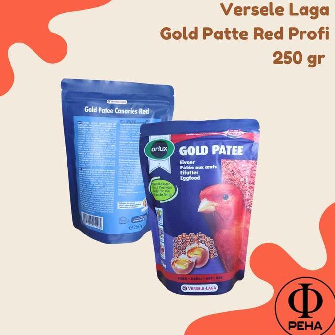 @=@=@=@=] Versele Laga Gold Patee Red Pakan Burung Kenari Merah Versele Laga Profi Egg Food 250GR Lo