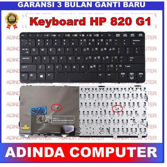 DE14 >> Keyboard Hp EliteBook 820-G1 820 G1 820-G2 820 G2 720-G1