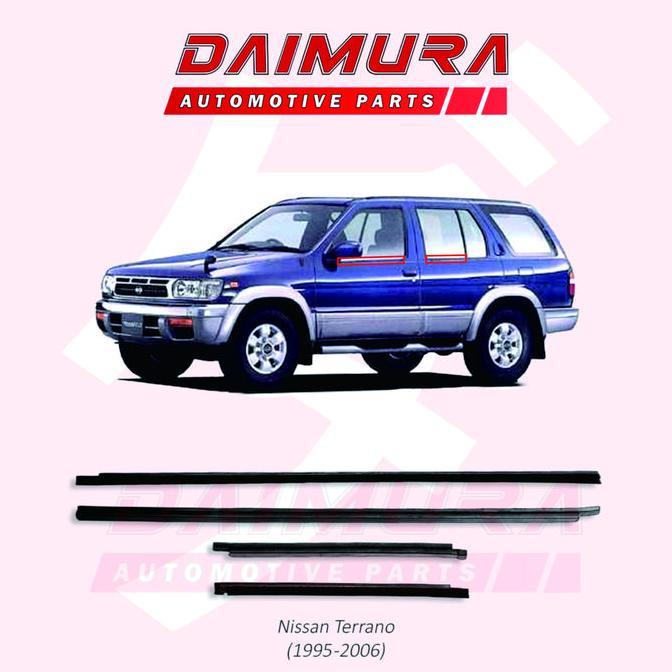 hanya disini] Karet Pelipit List Lis Pintu Kaca Weather Strip Mobil Terrano