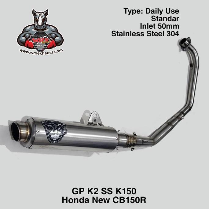 Knalpot WRX GP SS K150 New CB150R