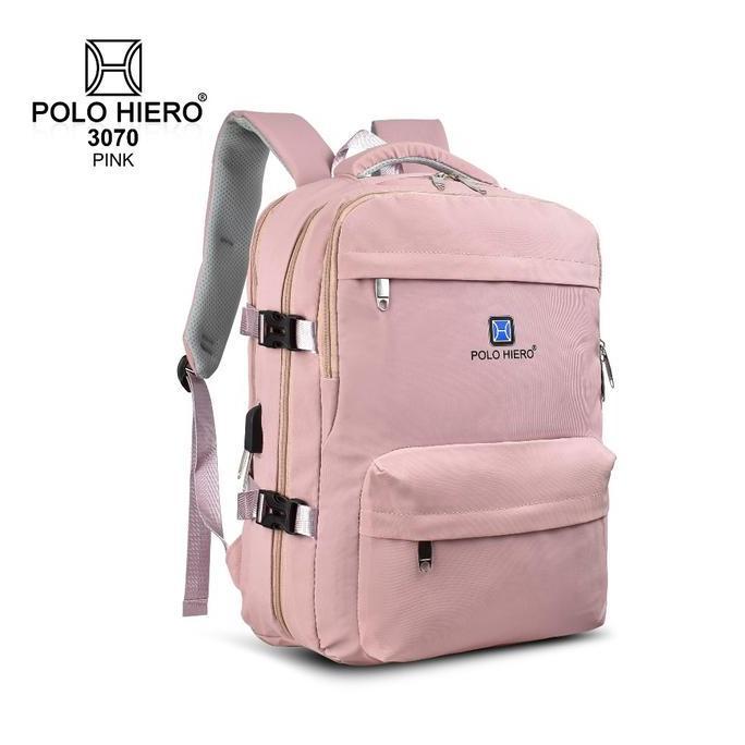 Tas Ransel Polo Hiero 3070 Tas Backpack Koper Tas Travel Kerja