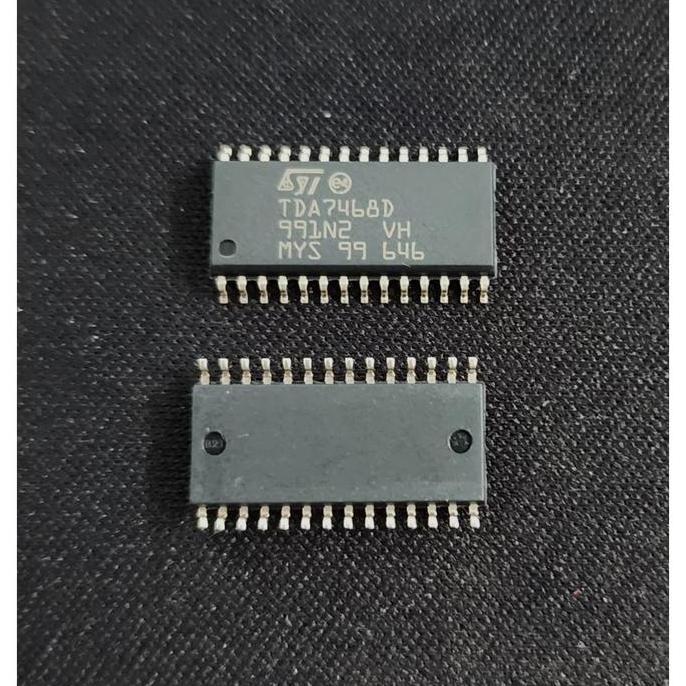 BEJ27 IC TDA7468D TDA7468 TDA 7468 TWO BANDS DIGITALLY CONTROLLED AUDIO PROCESSOR DGN BASS ALC SURRO