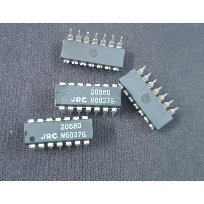 BEJ27 IC JRC2058D JRC 2058 D QUAD OPERATIONAL AMPLIFIER DIP-14