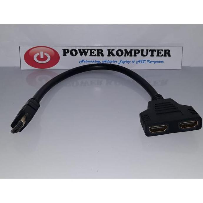 DF103 - HDMI Cabang/HDMI Splitter/HDMI Paralel 2port (1in 2out)