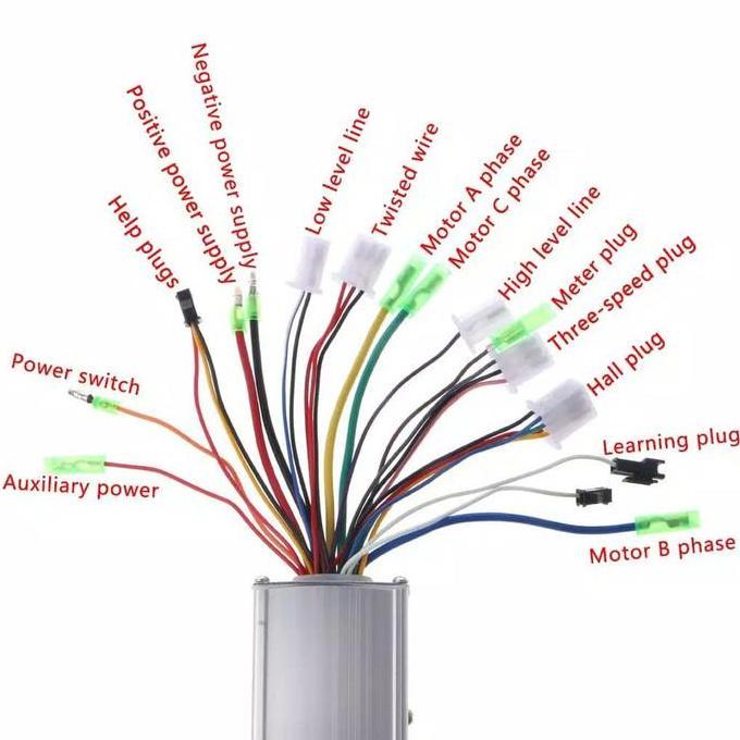 Kontroller Sepeda Listrik Brushless 24V 250W Bldc Brushless Controller