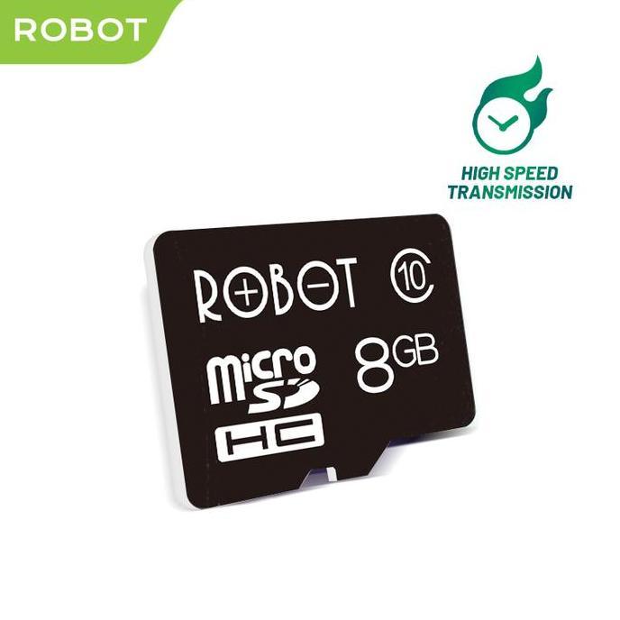 New- Robot Robot Storage / Memory Card 8Gb Memory Card Micro Sd Class 10 Speed With Package - Bergar