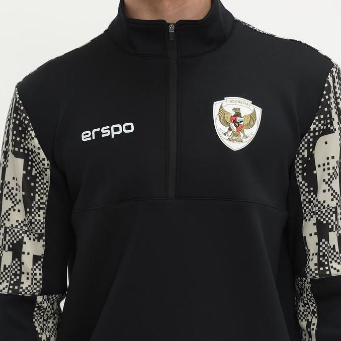 Runner- Erspo Timnas Midlayer Jacket Black