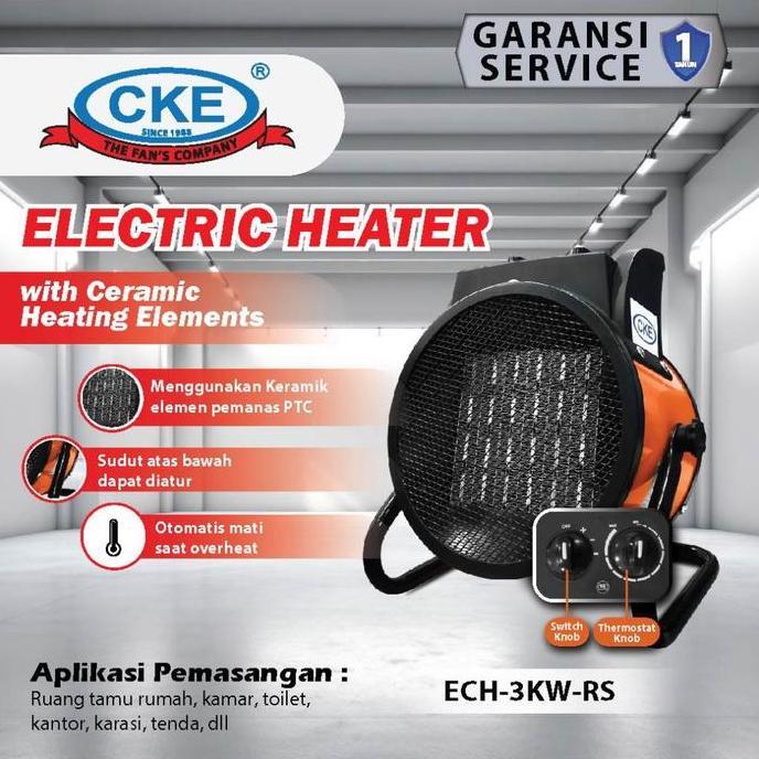 CKE ECH-3KW-RS Pemanas Ruangan
