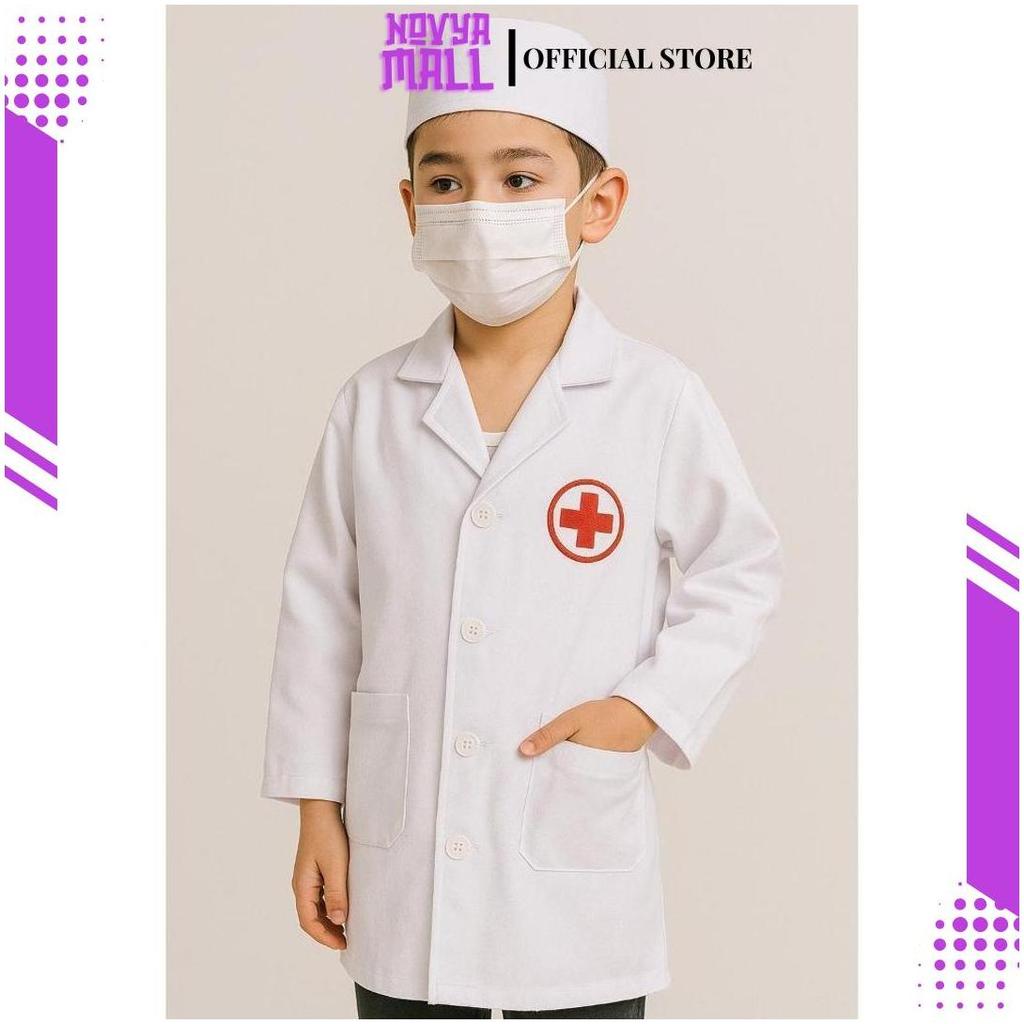 BAJU PROFESI ANAK JAS LAB/JAS DOKTER/PERAWAT/SUSTER/DOKTER/PINK/PUTIH/LAKI LAKI/PEREMPUAN KZ Terlari