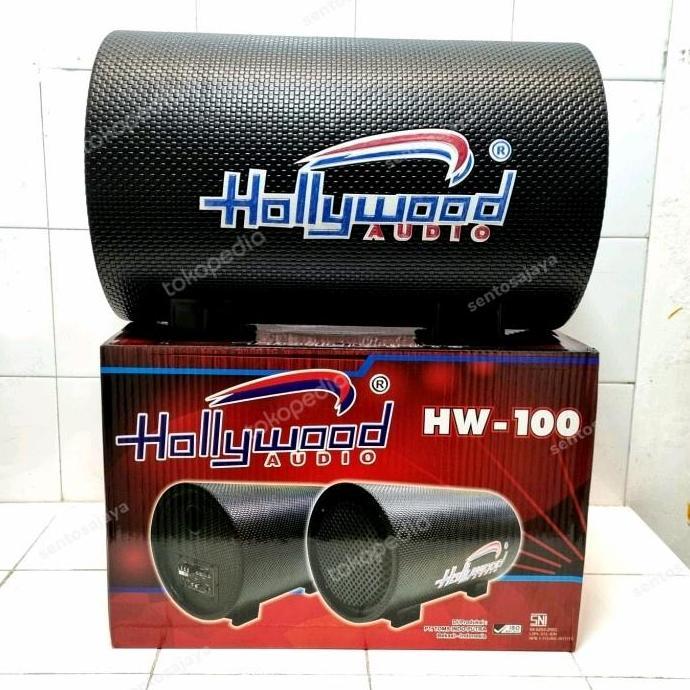 Basstube Subwoofer Aktif 10 Inch HOLLYWOOD HW-100