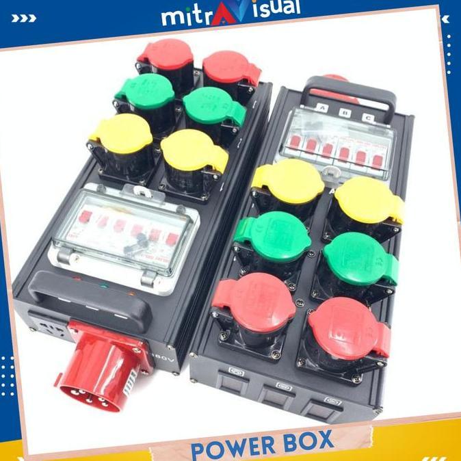 LED Videotron Power Distribution Panel Box 6 Port