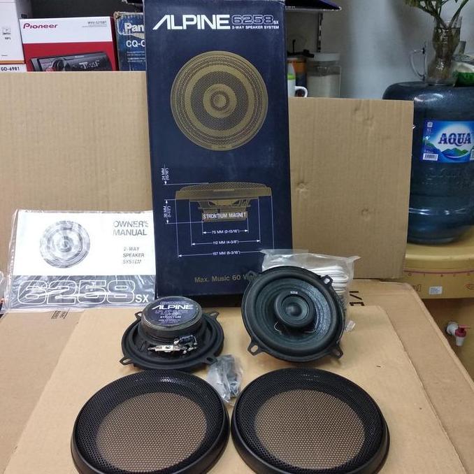 ALPINE 6258SX 2Way 5" Speaker System