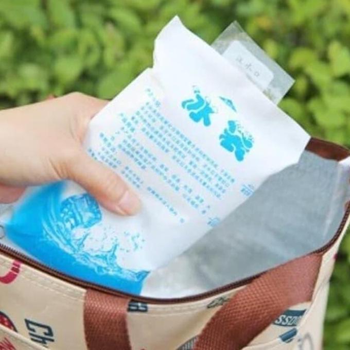 Ice Gel Pack 200 ML Blue Cool Jelly Cooler Kantong Air Es Pendingin