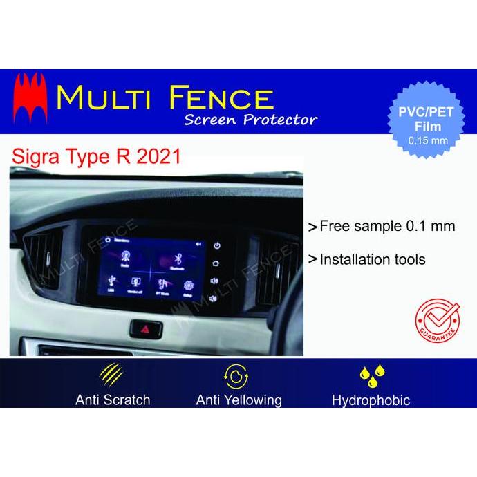 Screen Guard Head Unit New Daihatsu Sigra Facelift R 2021 Ready