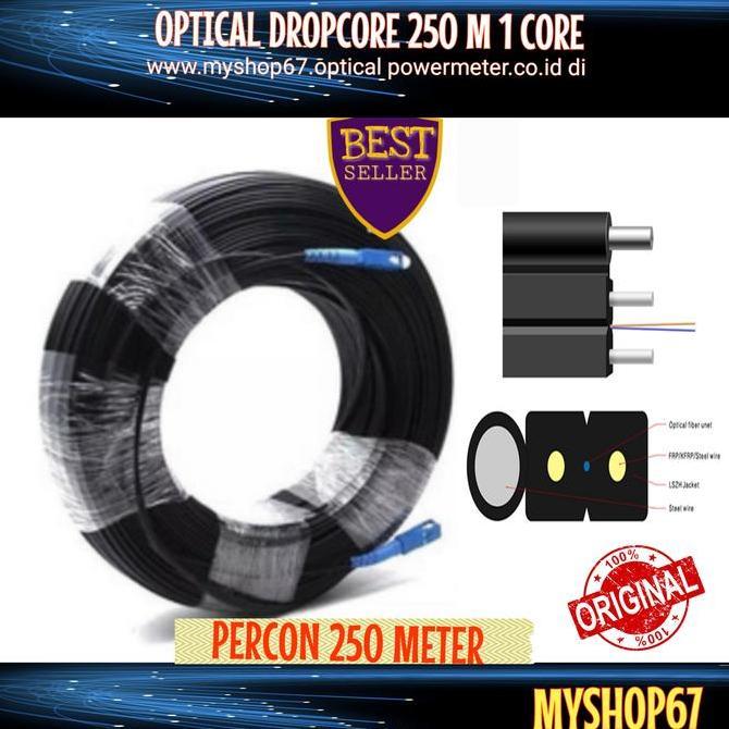 TAKLISHUU Dropcore Percon 250 Meter Siap Pakai - FO 1 Core SC UPC
