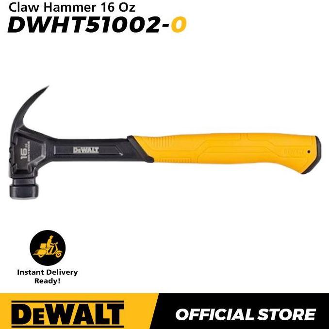 Dewalt Claw Hammer / Palu Kambing 16 Oz DWHT51002-0
