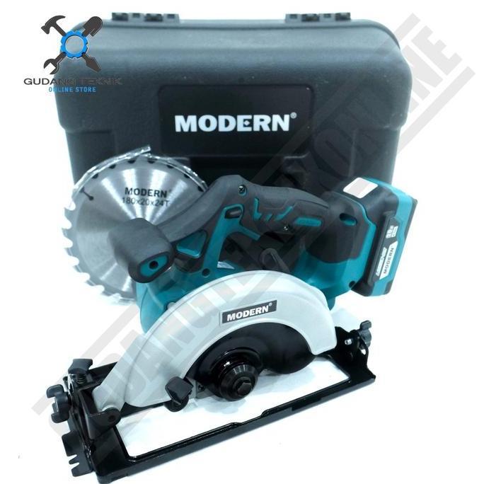 USANVI Circular Saw CORDLESS 7" M-60 MODERN / Mesin Gergaji Kayu BATERAI  7 Inch M60 MODERN 20V
