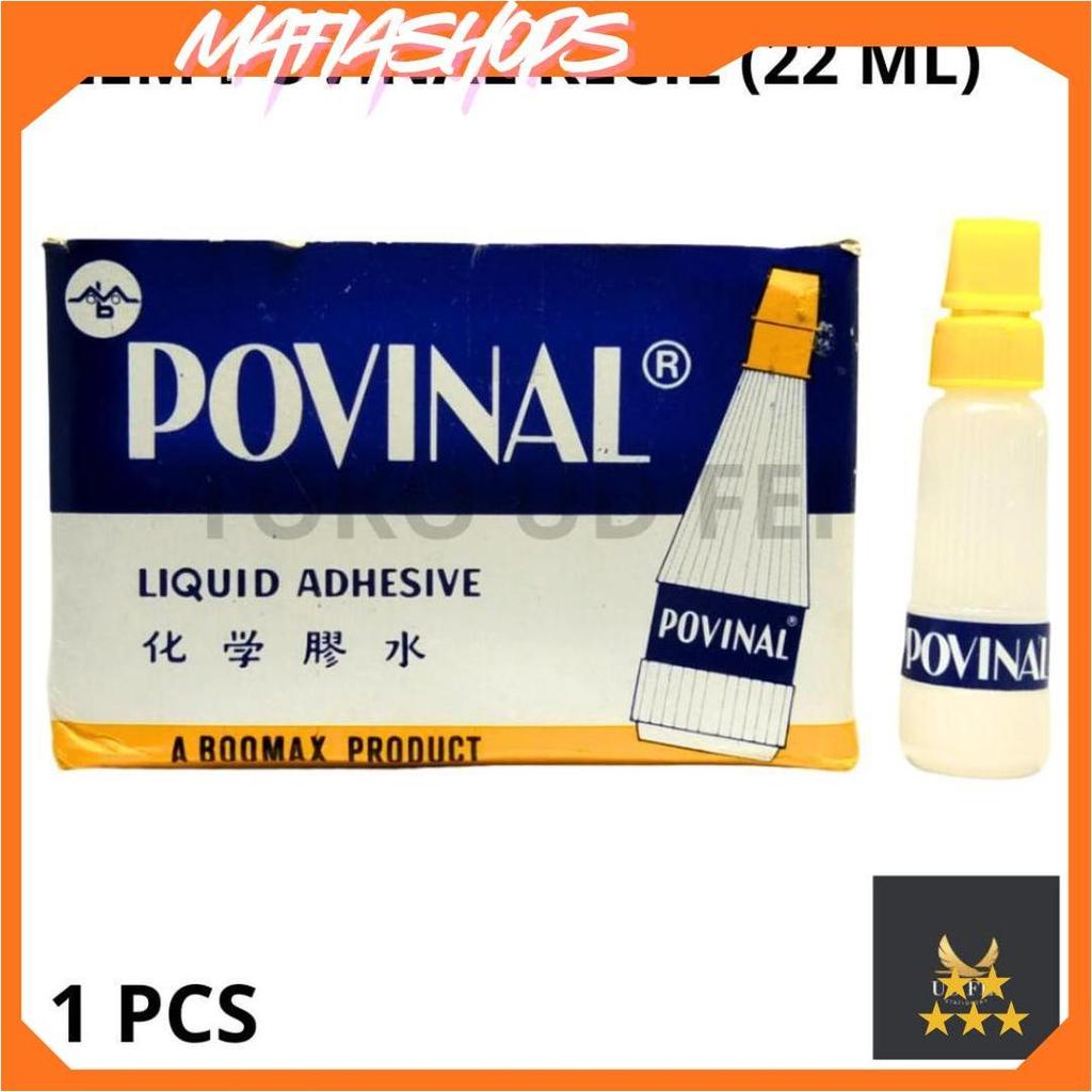(1 PCS) Lem Povinal/ Lem povinal Kecil/ Lem Povinal Besar/ Lem Povinal 22ml/ Lem Povinal 75ml UDF