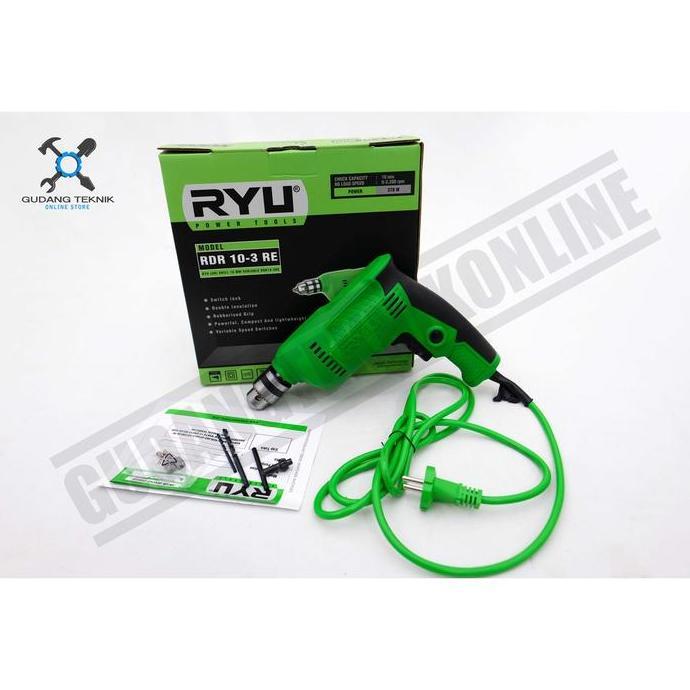 RANMEU Mesin Bor RYU RDR10-3RE / Mesin Bor 10mm RYU RDR 10 3 RE