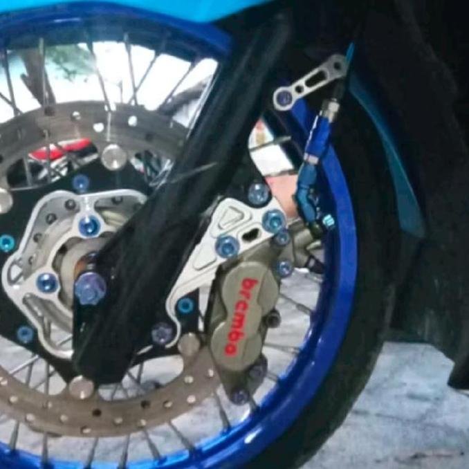 BREKET BIGPOT PCX 150 DISK 260MM BREKET PCX 150 DISC DISK 260MM BREKET AXIAL 4 PISTON DISC 260MM PCX